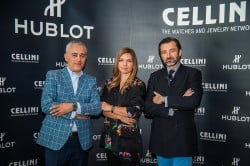 Dragos Nicolae (Cellini)-Simona Halep-Benoit Lecigne (Hublot)