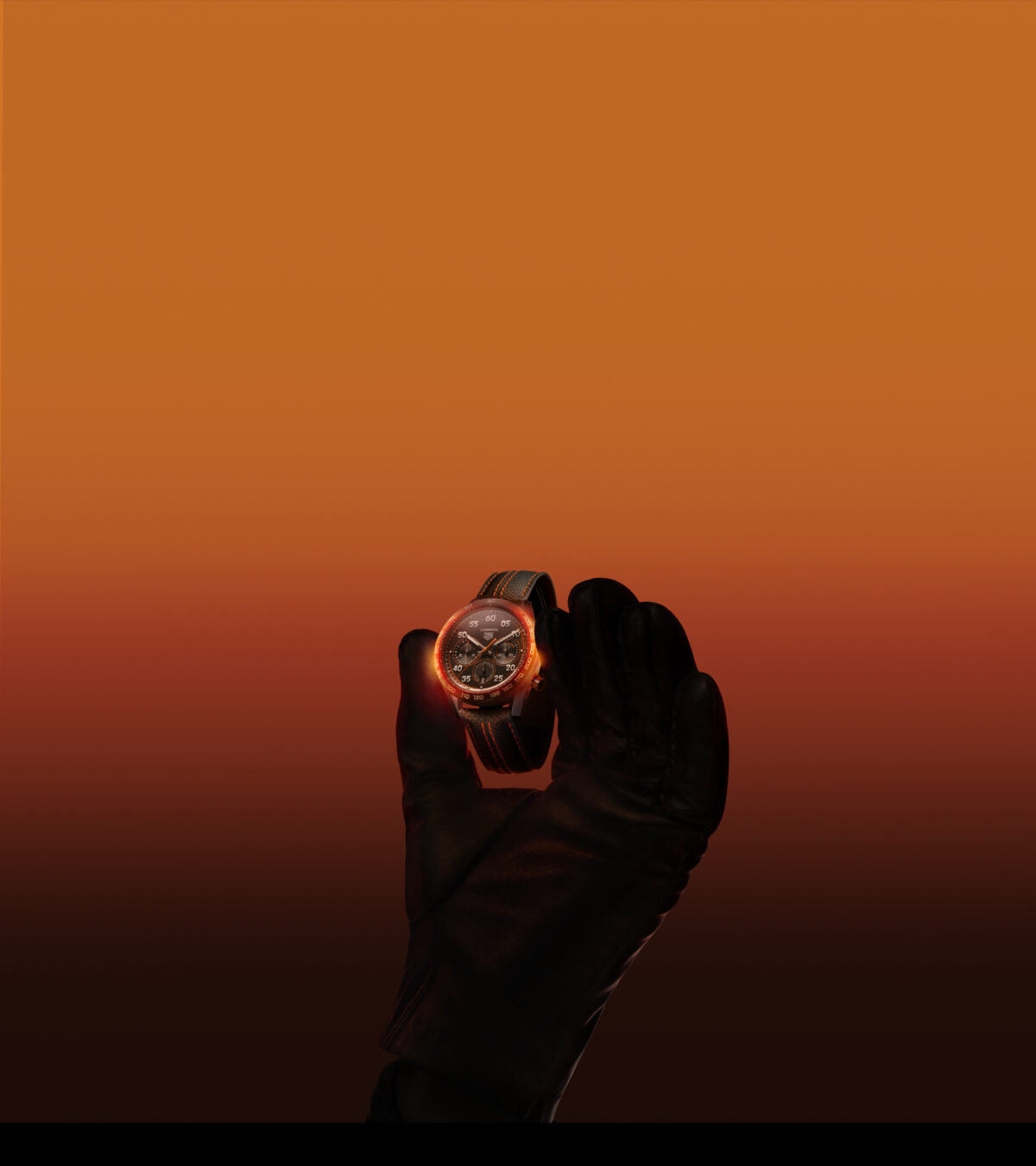 TAG Heuer Chronograph x Porsche Orange Racing